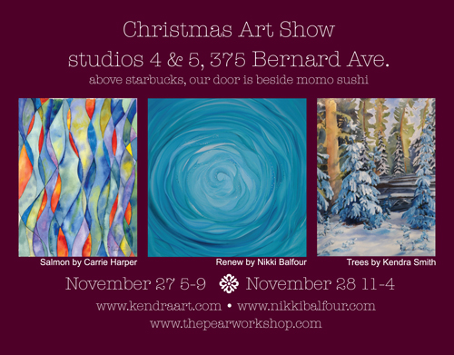 Christmas Studio Show #5, 375 Bernard Ave Nov 27-28, 2009, Kelowna, BC