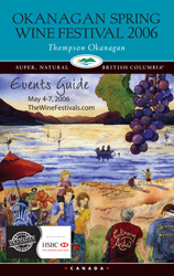 Okanagan Wine Festivals 2006 Cover by Kendra Smith