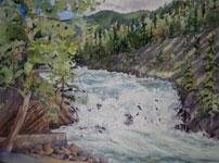 Bow Falls Banff Art