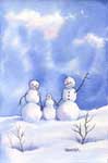 Snowmen Family