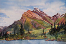 Mt Rundle Banff Kendra Art