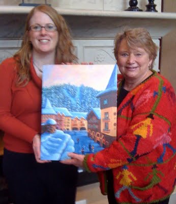 Grand Prize winner of Kendra Smith limited edition giclee of Sun Peaks